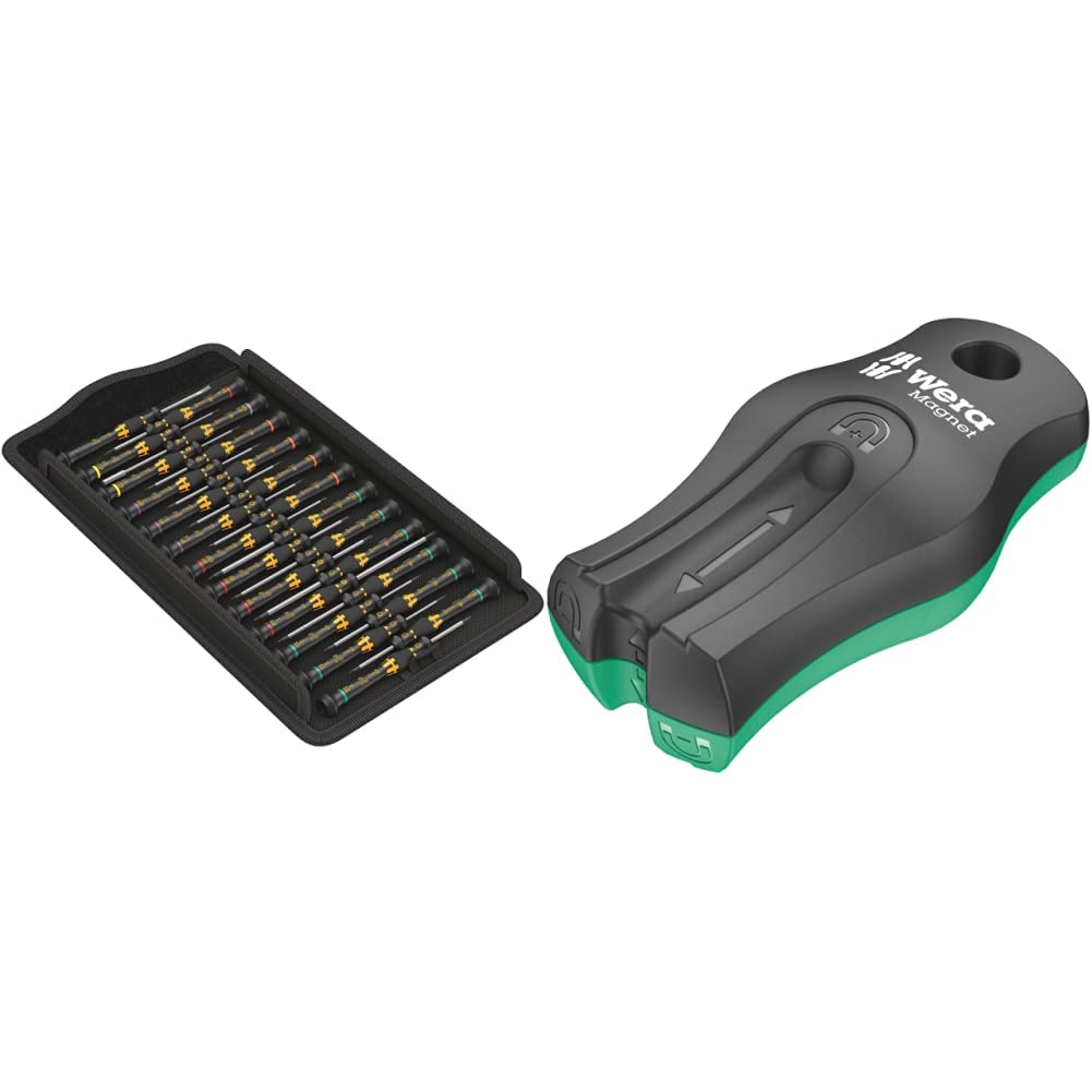 Wera 05134019001 Kraftform Micro ESD Big Pack 1, Elektroniker-Schraubendrehersatz, 25-teilig & 05033