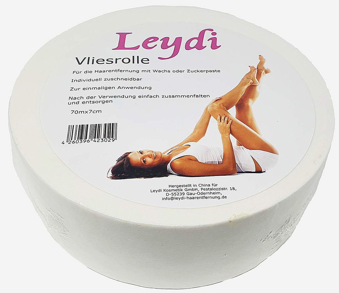 Sparangebot 3x Leydi Vliesrolle - für die Haarentfernung mit Warmwachs und Zuckerpaste