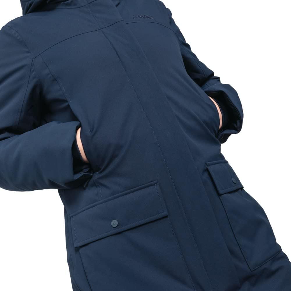 Schöffel Damen Ins. Parka Rotterdam L, wind- und wasserdichter Damen Parka mit verstellbarer Taille,