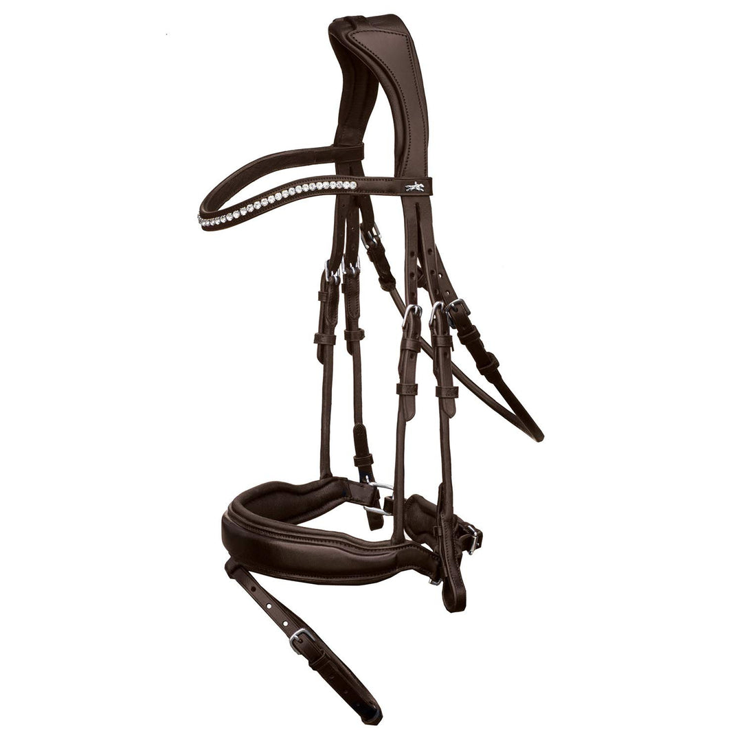 Schockemöhle Malibu Anatomic Snaffle Bridle Schwarz Cob, Schwarz Cob
