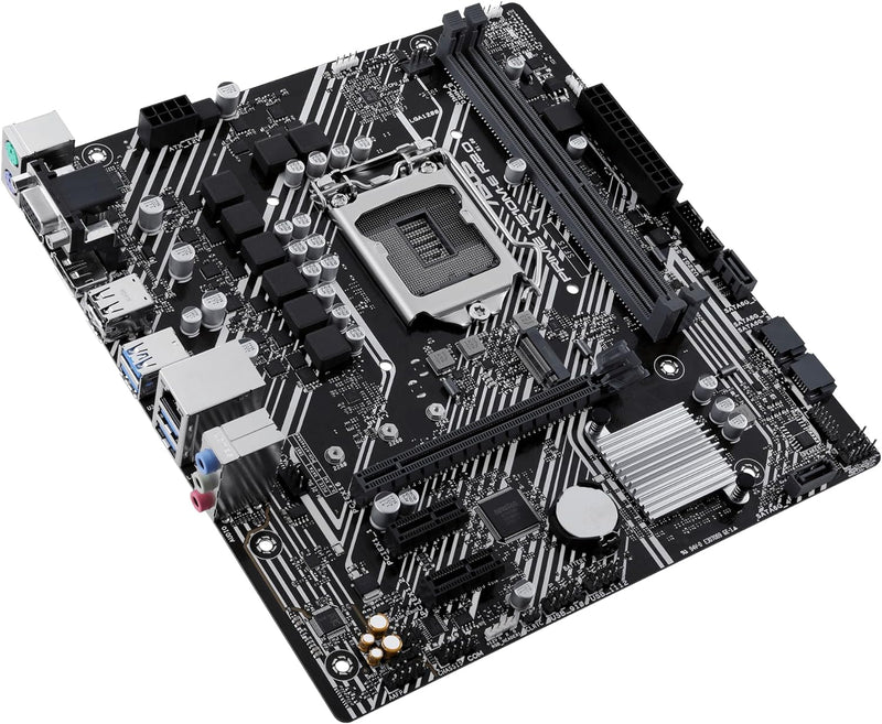 ASUS Prime H510M-E R2.0 Mainboard Sockel Intel LGA1200 (Intel H470 Chipsatz, mATX, DDR4, USB 3.2 Gen