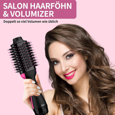 Sawop Warmluftbürste Rundbürstenföhn, Föhnbürste, Hairstyler Haartrockner Bürste in Einem, Verbesser