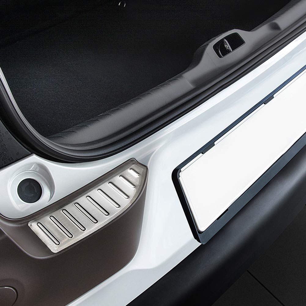 Avisa Edelstahl Heckstossstangenschutz kompatibel mit Citroën C4 Cactus 2014-2018 'Ribs'