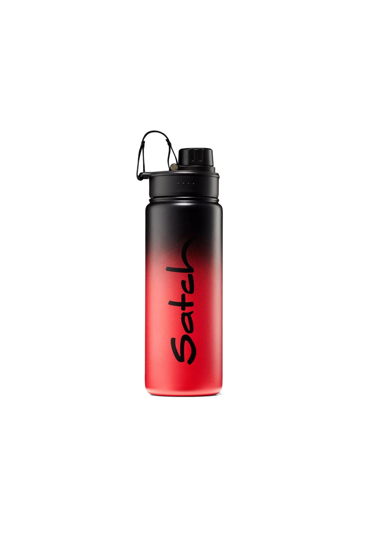 satch Trinkflasche aus Edelstahl BPA-frei 0,5l, Auslaufsicher und Kohlensäure geeignet, für Heisse u