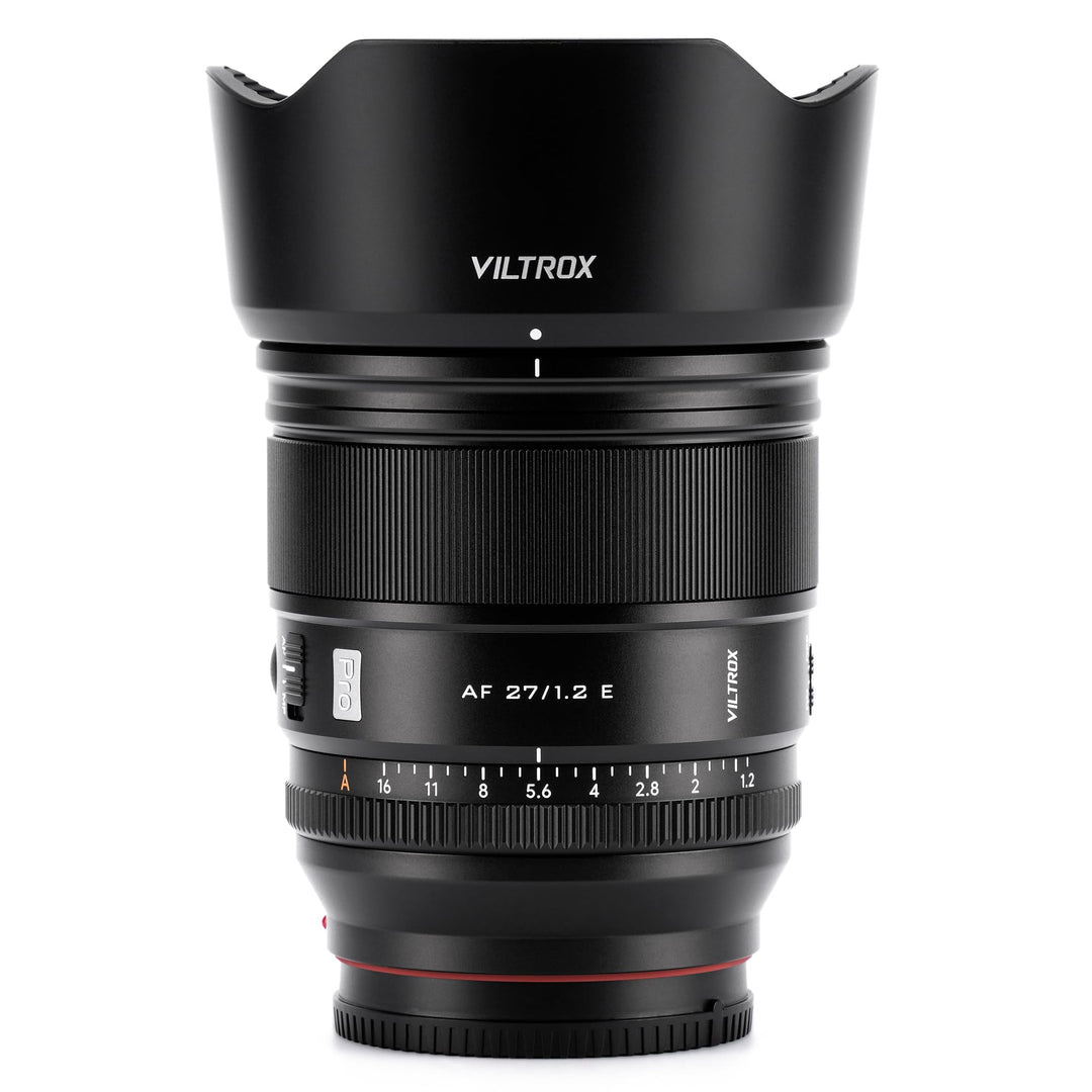 VILTROX 27 mm F1.2 E Objektiv, 27 mm f/1.2 APS-C Prime Objektiv für Sony E-Mount, F1.2 Objektiv mit