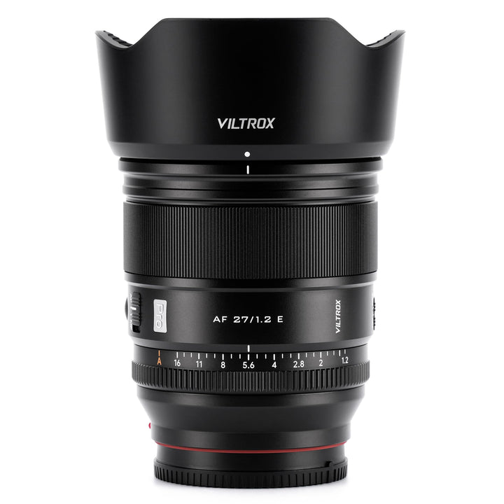VILTROX 27 mm F1.2 E Objektiv, 27 mm f/1.2 APS-C Prime Objektiv für Sony E-Mount, F1.2 Objektiv mit