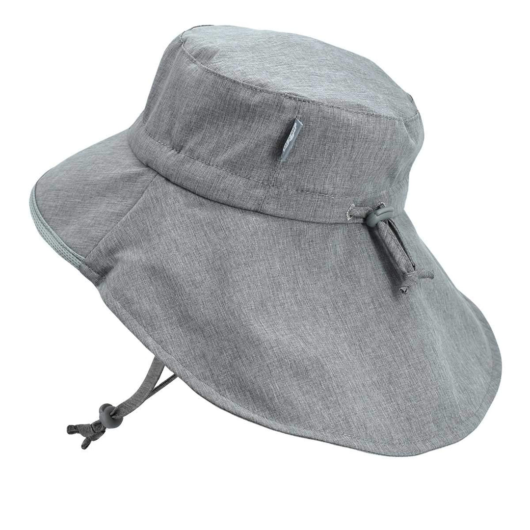Jan & Jul Kinder Grow-with-Me Aqua-Dry Abenteuer-Sonnenhut 0-6 Monate Grau, 0-6 Monate Grau
