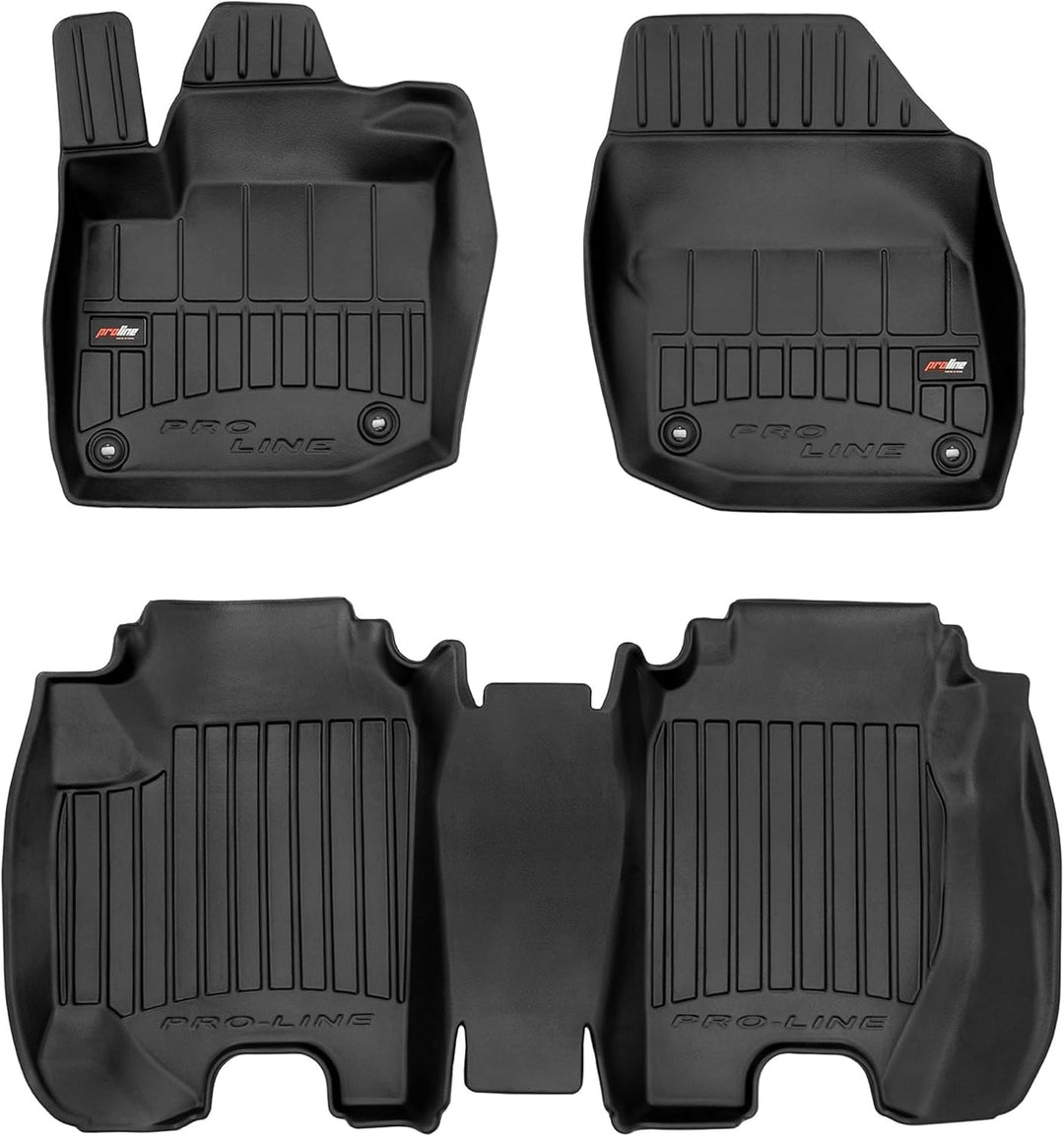 M MOTOS Gummimatten Auto Fussmatte passt für Honda Civic IX 2011-2016 Verbessern Sie Ihren Reisekomf