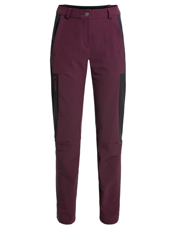 VAUDE Damen Hose Women's Elope Slim Fit Pants 42 Cassis, 42 Cassis
