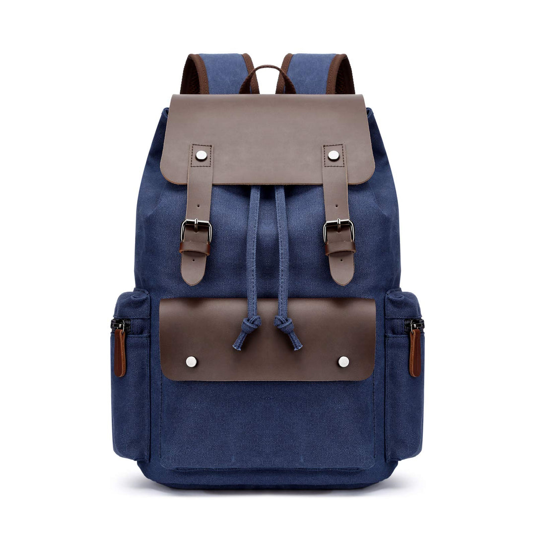 FANDARE Laptop Rucksack Kordelzug Schulranzen 15.6 Zoll Laptoptasche Segeltuch Daypacks Schulrucksac