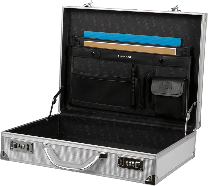 ALUMAXX 45103 Attachékoffer OCTAN, Aktenkoffer aus Aluminium, Geschäftskoffer Alu, Dokumentenkoffer,