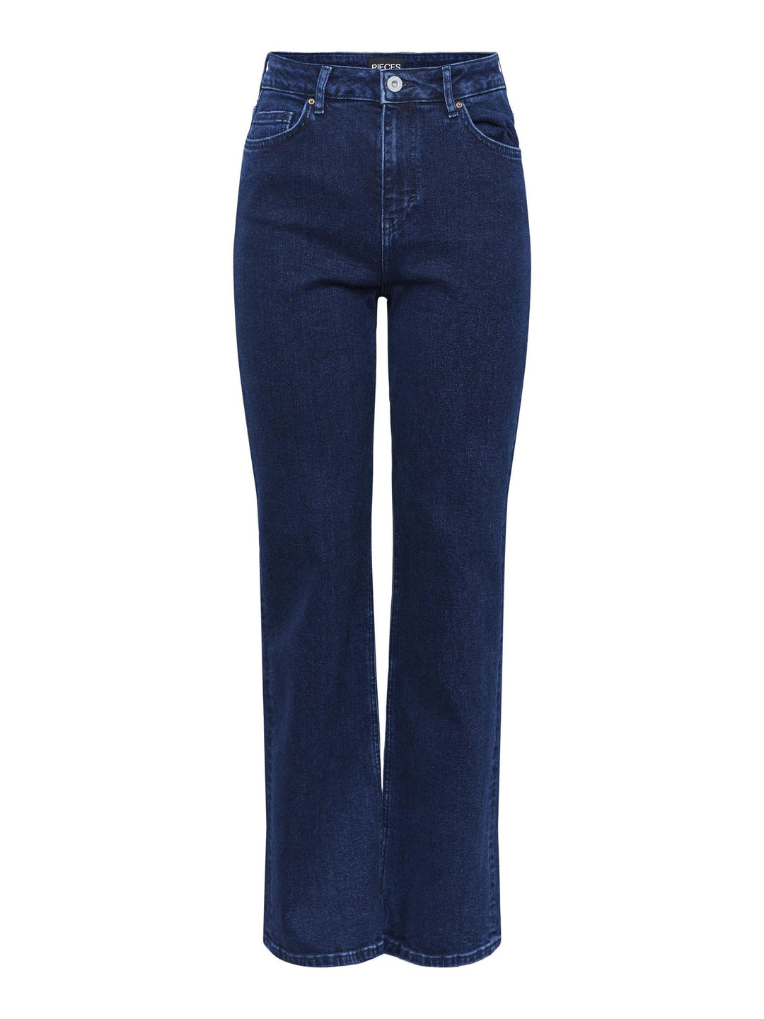 PIECES Damen Pcholly Hw Wide Jeans Db Noos Bc Jeanshose 27W / 30L Dark Blue Denim, 27W / 30L Dark Bl