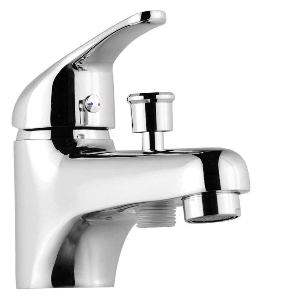 Rousseau 4056452 Einloch Mischbatterie für Badewanne/Dusche Chrom