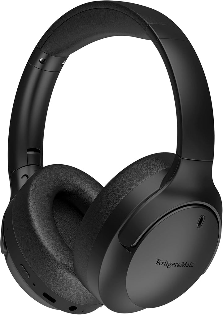 Krüger&Matz Drahtlose Ohrhörer Street 4 Eingebautes Mikrofon ANC-Funktion Bluetooth 5.4 Schwarz
