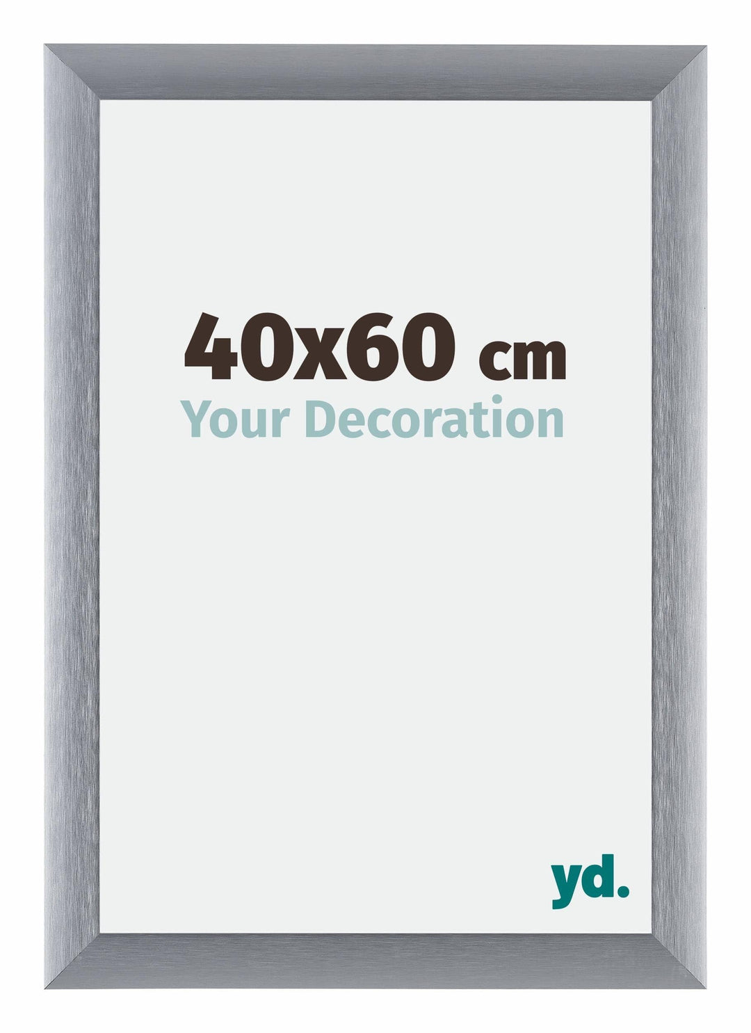 yd. Your Decoration - Bilderrahmen 40x60 cm - Bilderrahmen aus Aluminium mit Acrylglas - Antireflex