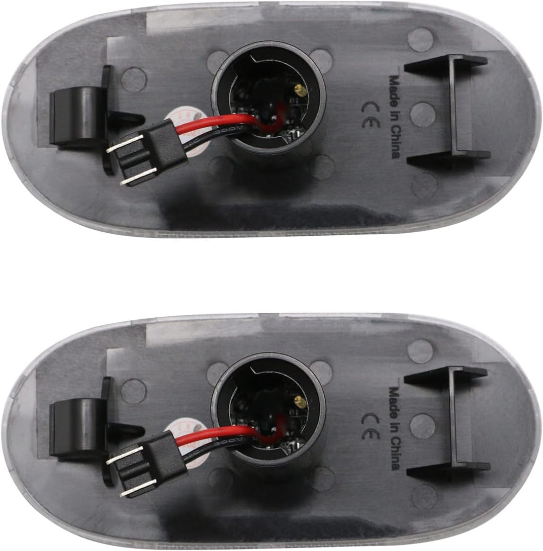 goingfast Passend für Mercedes Spinter W906 6x LED Seitenmarkierungsleuchten Schwarz 06-13 Positions