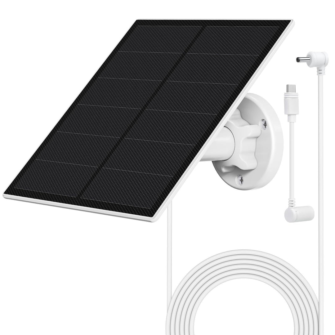 Solarmodul für Ring Kamera,5W Kamera Solarpanel kompatibel mit Ring Spotlight Cam Akku & Stick Up Ca