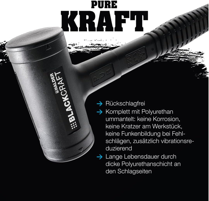 HALDER mit ergonomisch geformtem, rutsch- und bruchsicherem Stahlrohrstiel | Ø=60 mm | 3379.060, Ø=6