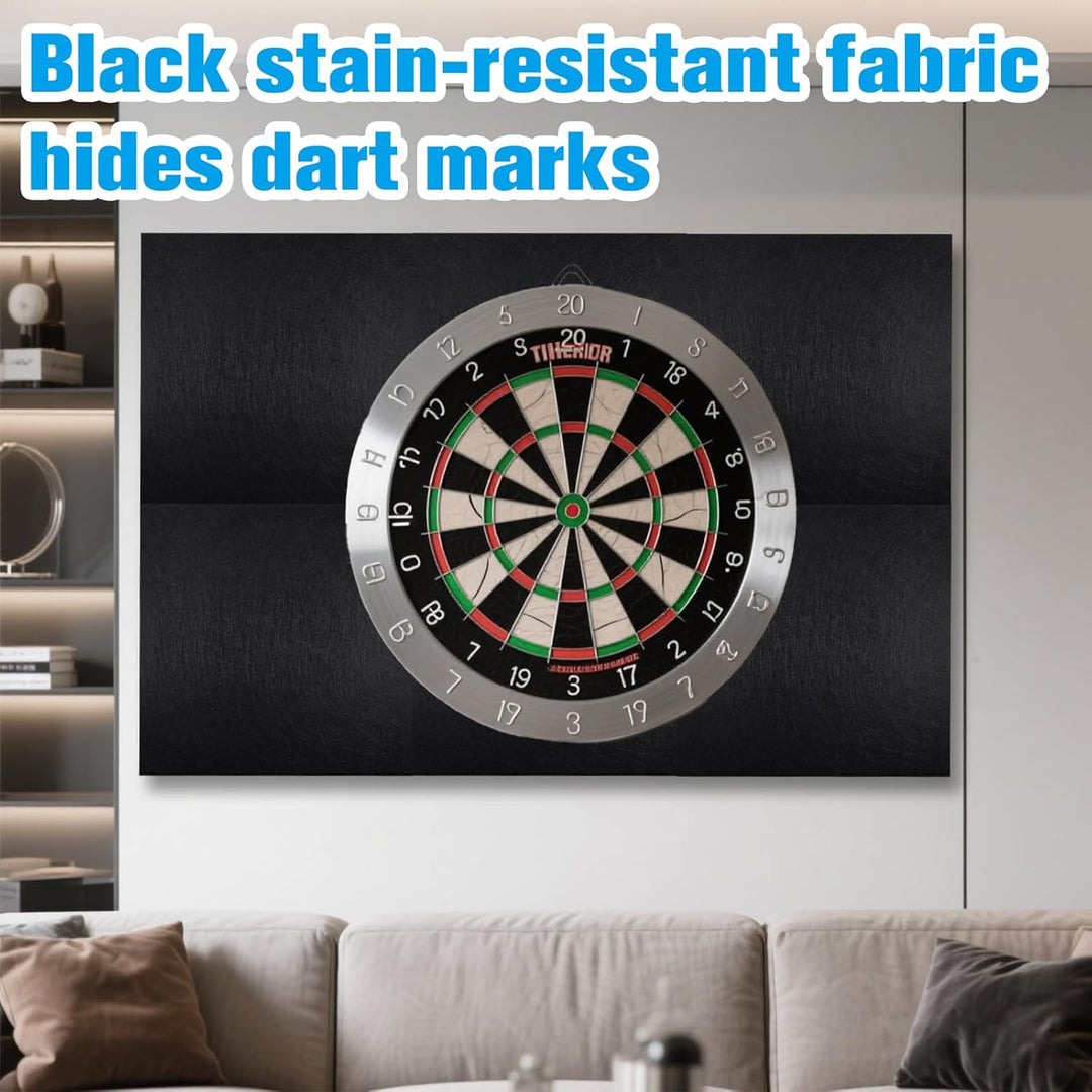 6er Set Dartboard-Wandschutz aus Filz,Selbstklebender Dart-Wandschutz (30x30 cm) Schalldämmend & Kra