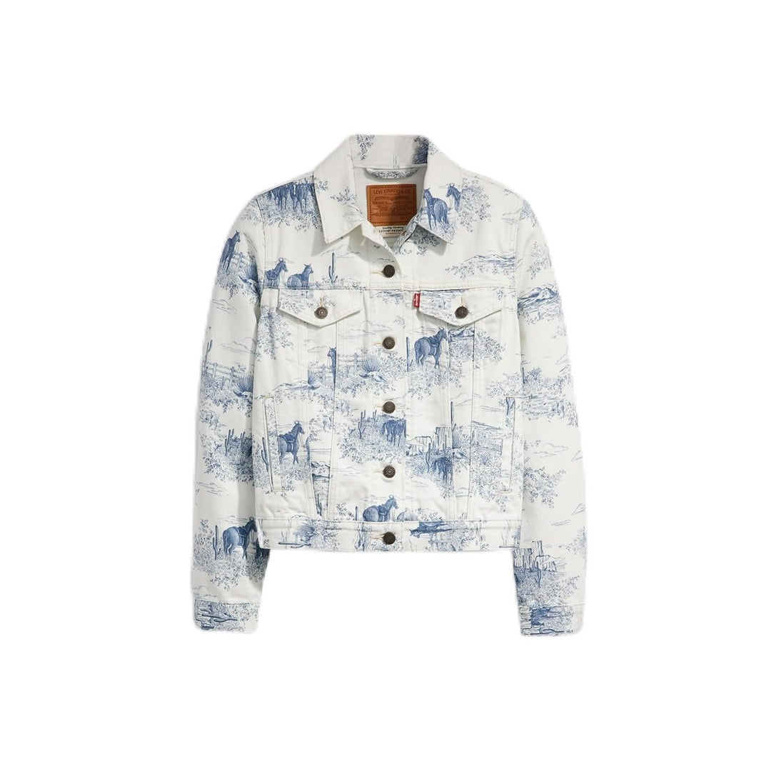 Levi's Damen Original Trucker Denim Jacke XS Western Toille, XS Western Toille