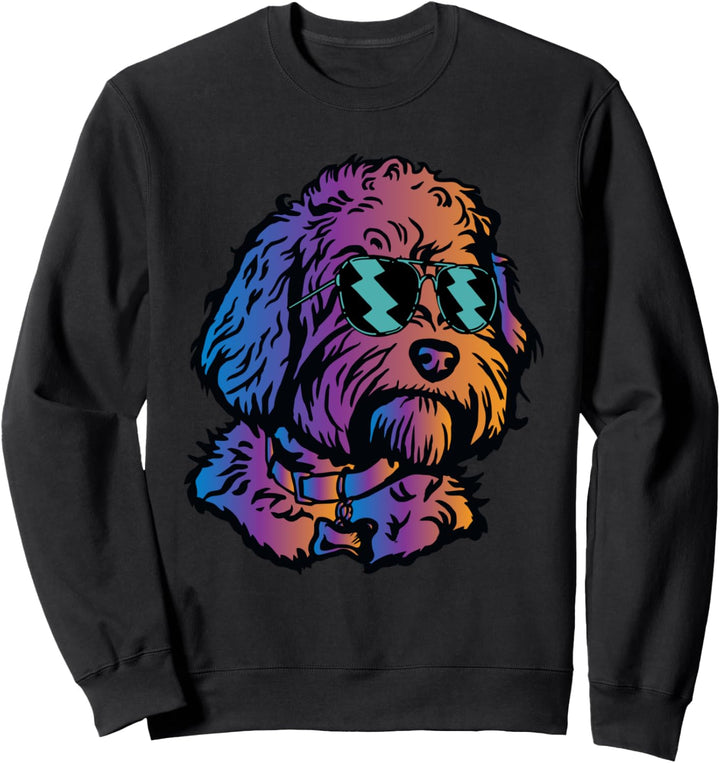 Retro Vintage Goldendoodle 80er 90er Dood Doodle Sweatshirt