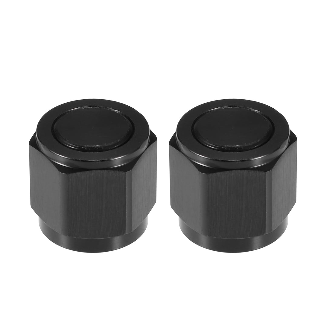 2 Stück Universal Bördel Kappen Adapter Schwarz AN10, AN10