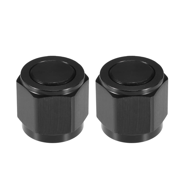 2 Stück Universal Bördel Kappen Adapter Schwarz AN10, AN10