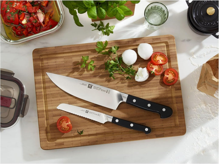 ZWILLING Pro Kochmesser, Klingenlänge: 20 cm, Rostfreier Spezialstahl, Kunststoffgriff, Schwarz