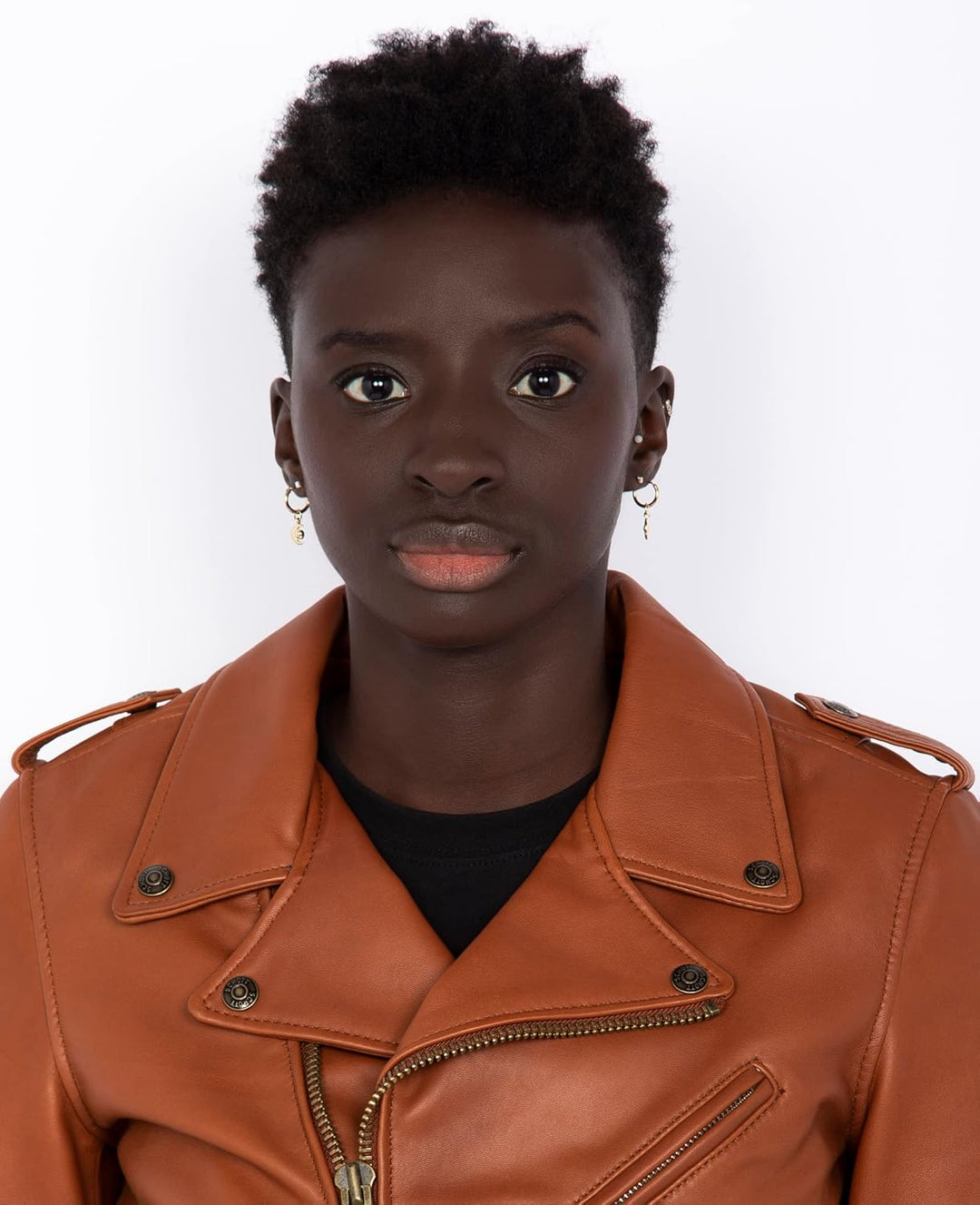 Schott NYC Damen Jacke XS Cognac, XS Cognac