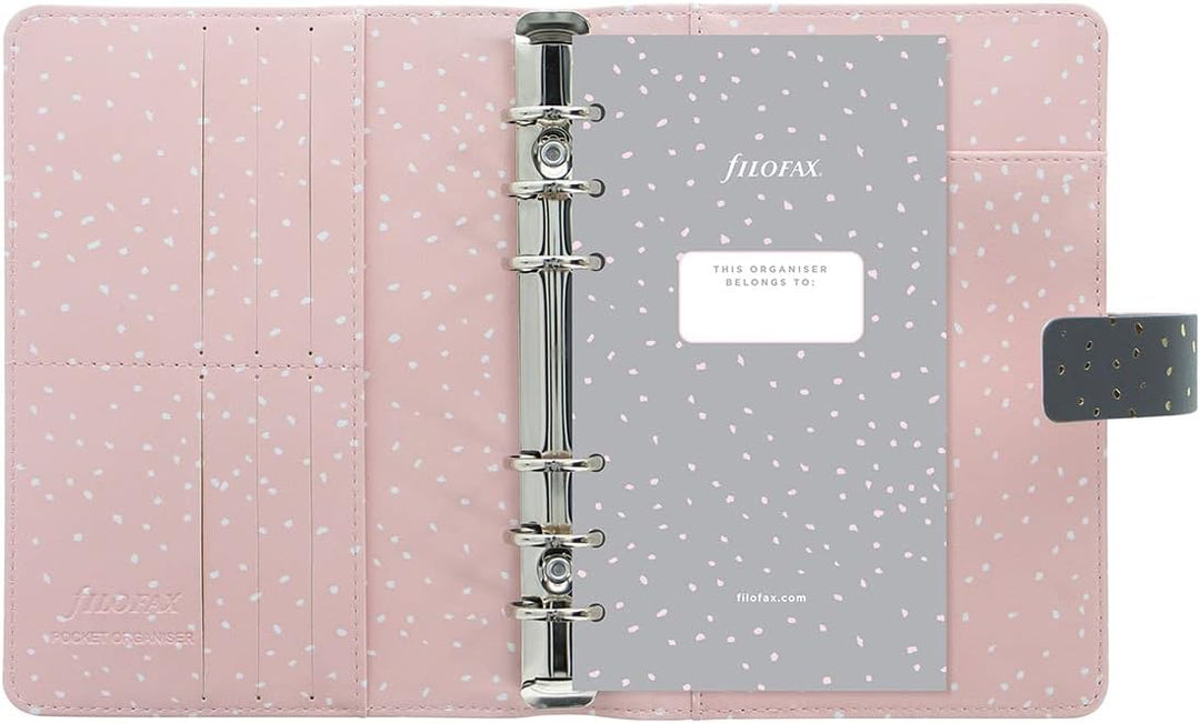 Filofax Confetti Personal Organiser Charcoal, 21-028722 anthrazit, anthrazit