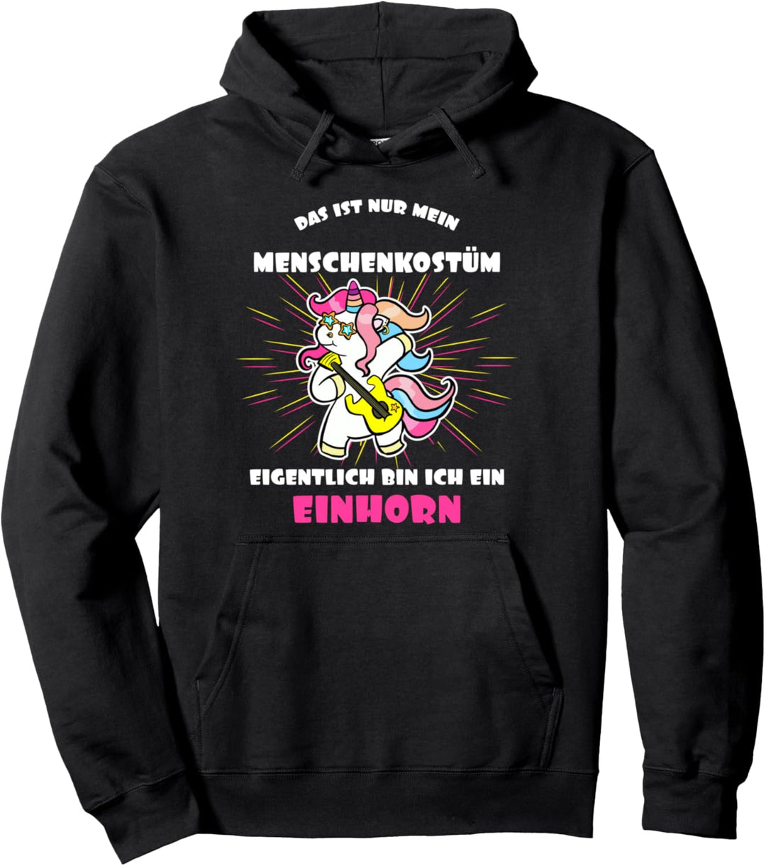 Karneval Fasching Kostüm Einhorn Lustig Halloween Funny HOT Pullover Hoodie