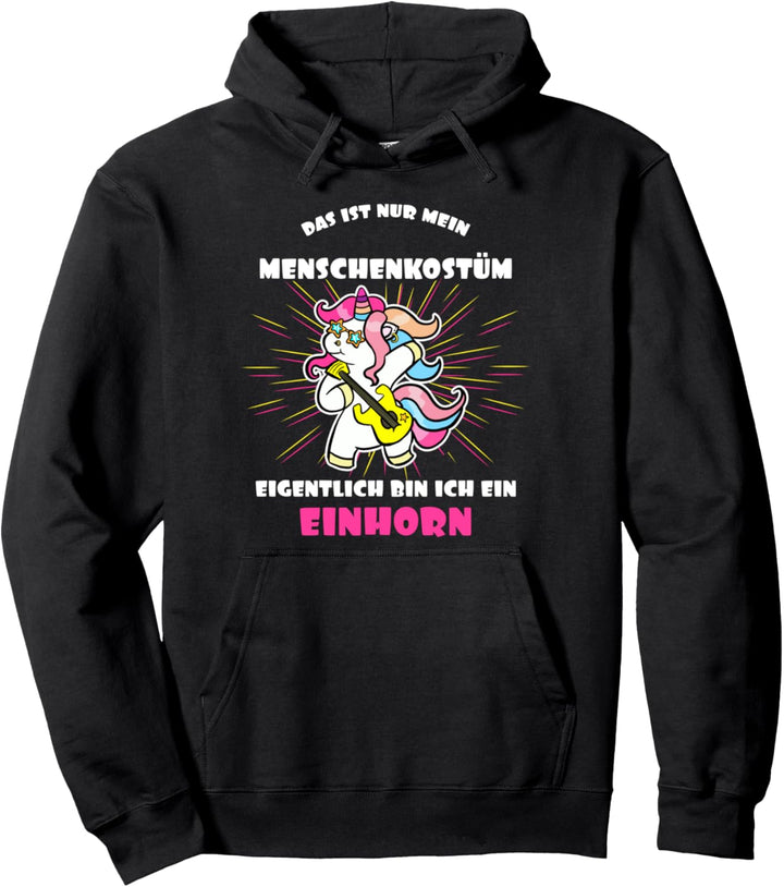 Karneval Fasching Kostüm Einhorn Lustig Halloween Funny HOT Pullover Hoodie