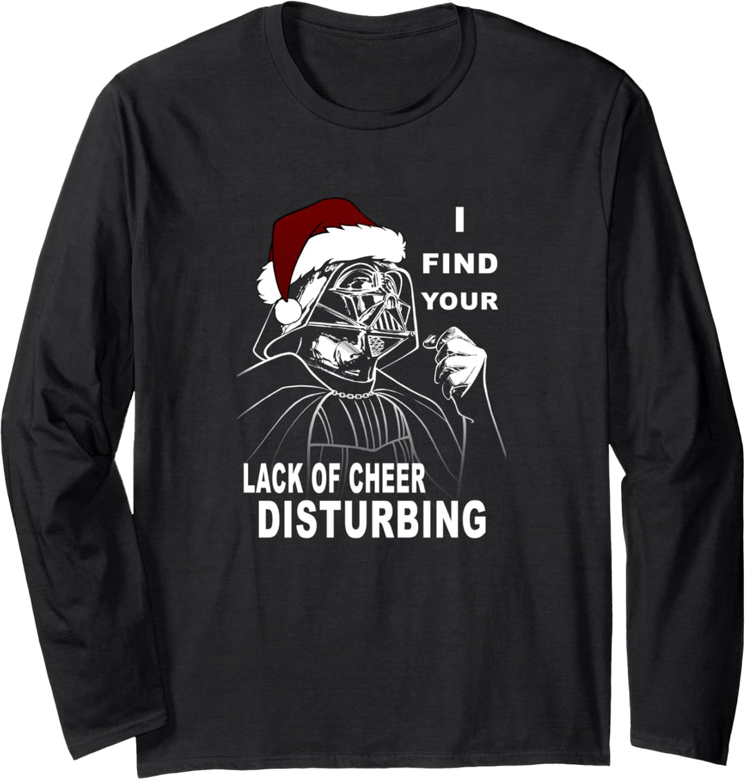 Star Wars Vader Santa Lack Of Holiday Cheer Christmas Langarmshirt