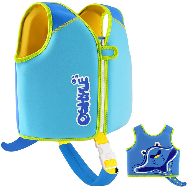 OSHYLE Kinder Schwimmweste - Jungen Mädchen Neopren Schwimmen Jacke Kleinkind Schwimmen Floating Neo