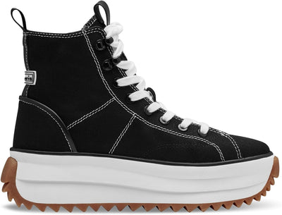 Tamaris Damen Sneaker High Vegan 36 EU Schwarz, 36 EU Schwarz