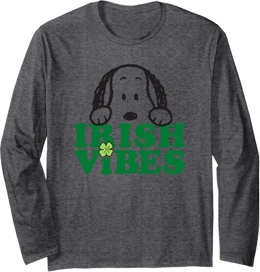 Peanuts St Patrick's Day Irish Vibes Langarmshirt