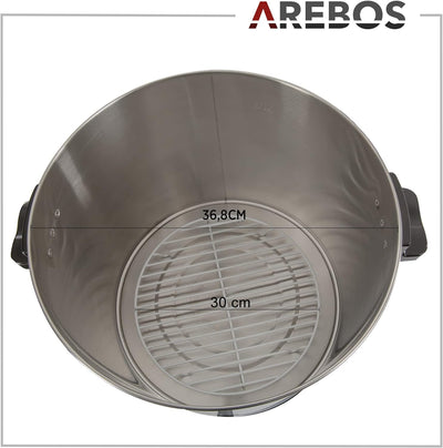 Arebos Einkochautomat 1800 W | Einkochtopf 28 L | mit Timer, Thermostat & Überhitzungsschutz | stufe