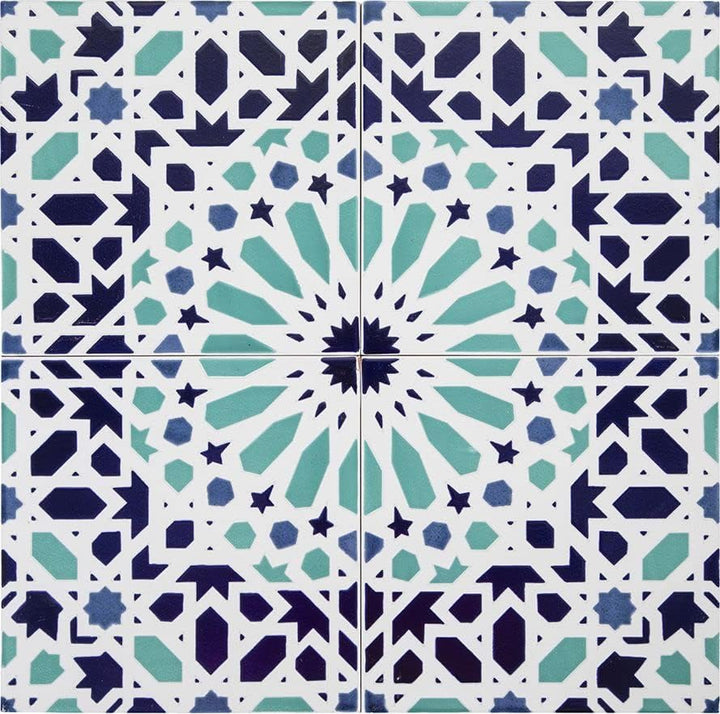 Cerames Orientalische Marokkanische Keramikfliesen Fez - dekorative Mosaikfliesen für das Badezimmer