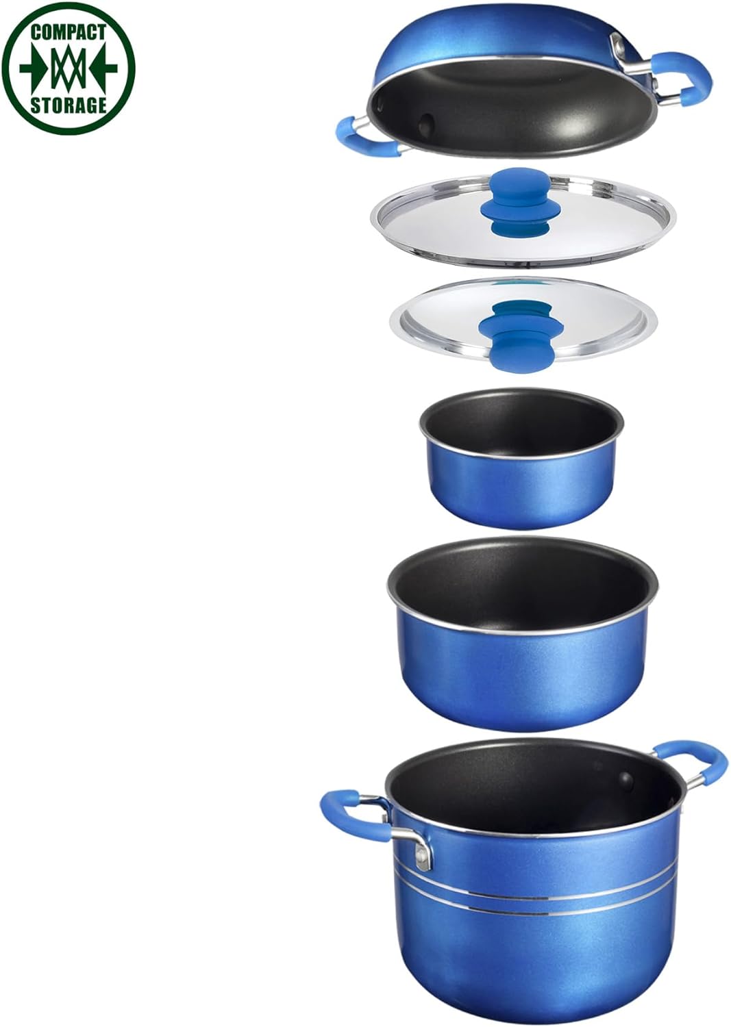 BRUNNER Campingbedarf Topfset, 27441 STANDARD Mehrfarbig, STANDARD Mehrfarbig