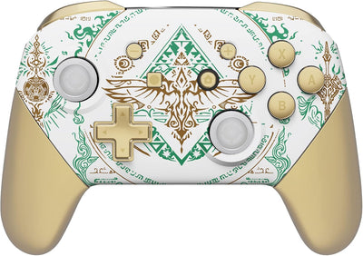 eXtremeRate Griff Hülle Set kompatibel mit Nintendo Switch Pro Controller, DIY-Ersatz Front Case/Bac