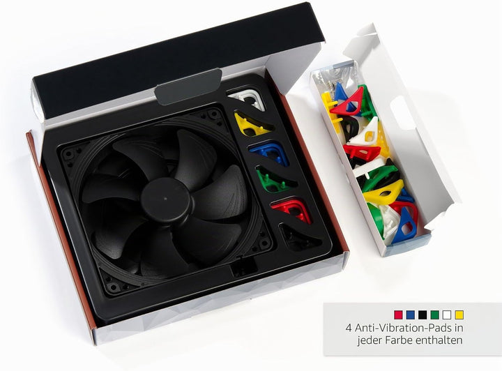 Noctua NF-A14 PWM chromax.black.swap, Leiser Premium-Lüfter, 4-Pin (140mm, Schwarz)