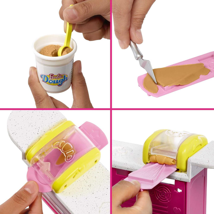 BARBIE Malibu Roberts - Puppe und Spielset mit 18 Teilen zum Backen, inklusive formbarem Teig und Fö