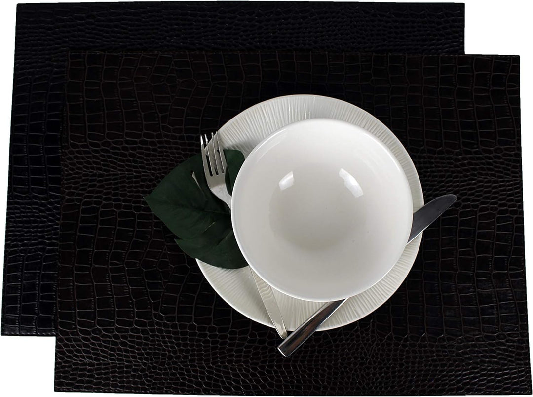 SIGNATURE HOME COLLECTION Tischset, Schwarz, Mittel