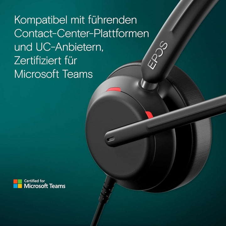 EPOS IMPACT 730T 1001212 Kabelgebunden, USB-C Mono, mit Microsoft Teams Zertifizierung, Kabelgebunde