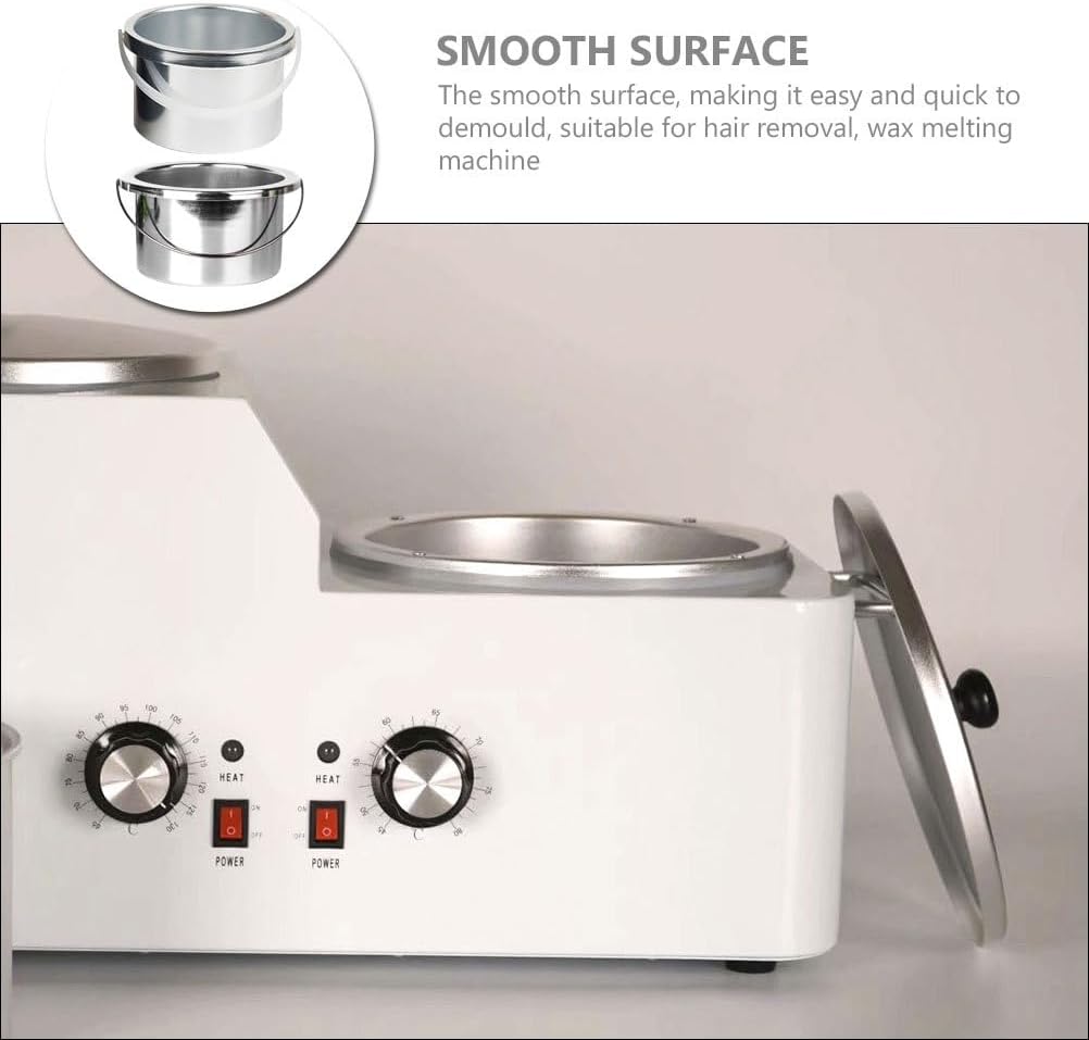 Healeved Wachswärmer Innentopf Aus Aluminium 5.1 Zoll Ersatzbehälter Für Wachsschmelzmaschine Ideal