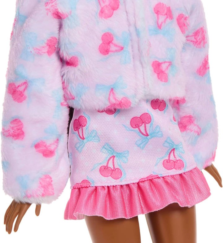 Barbie Cutie Reveal Puppe und Zubehör, Hase der Cuddly-Reihe mit 10 Überraschungen, inklusive Farbän