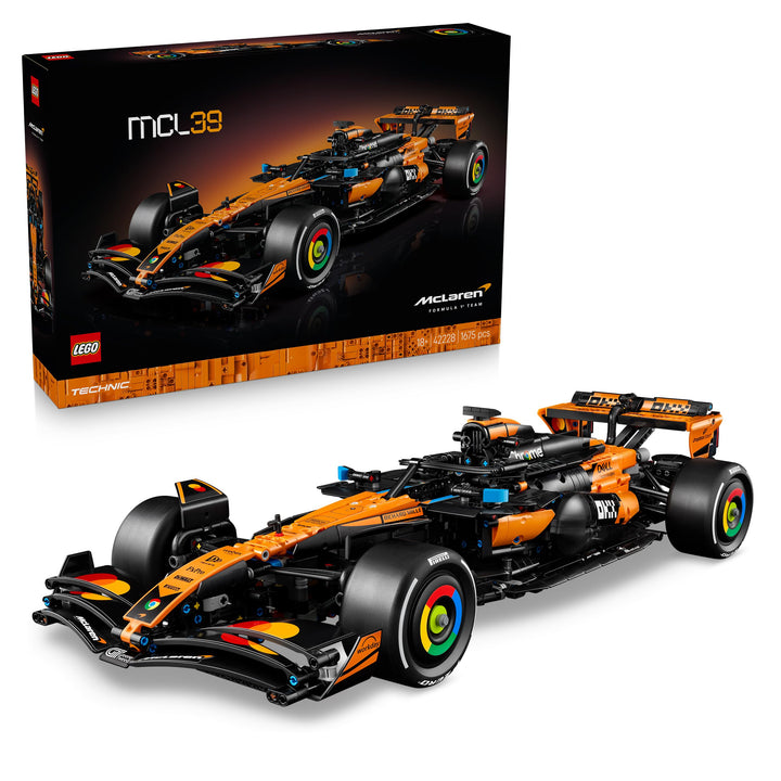 LEGO Technic McLaren MCL39 F1 Rennwagen - Modellbau für Erwachsene - Sammler Set mit V6-Motor, Diffe