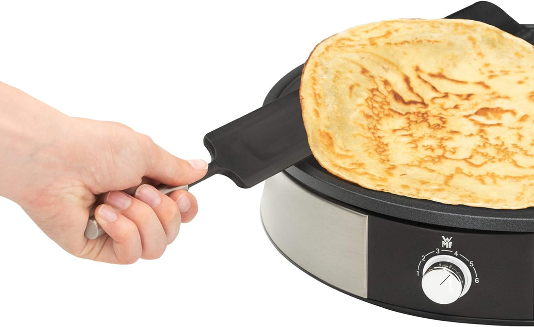 WMF Lono Crepes Maker Creperie mit Wender und Teigverteiler, 1600 W, Ø 33 cm, Crêpes Maker antihaftb