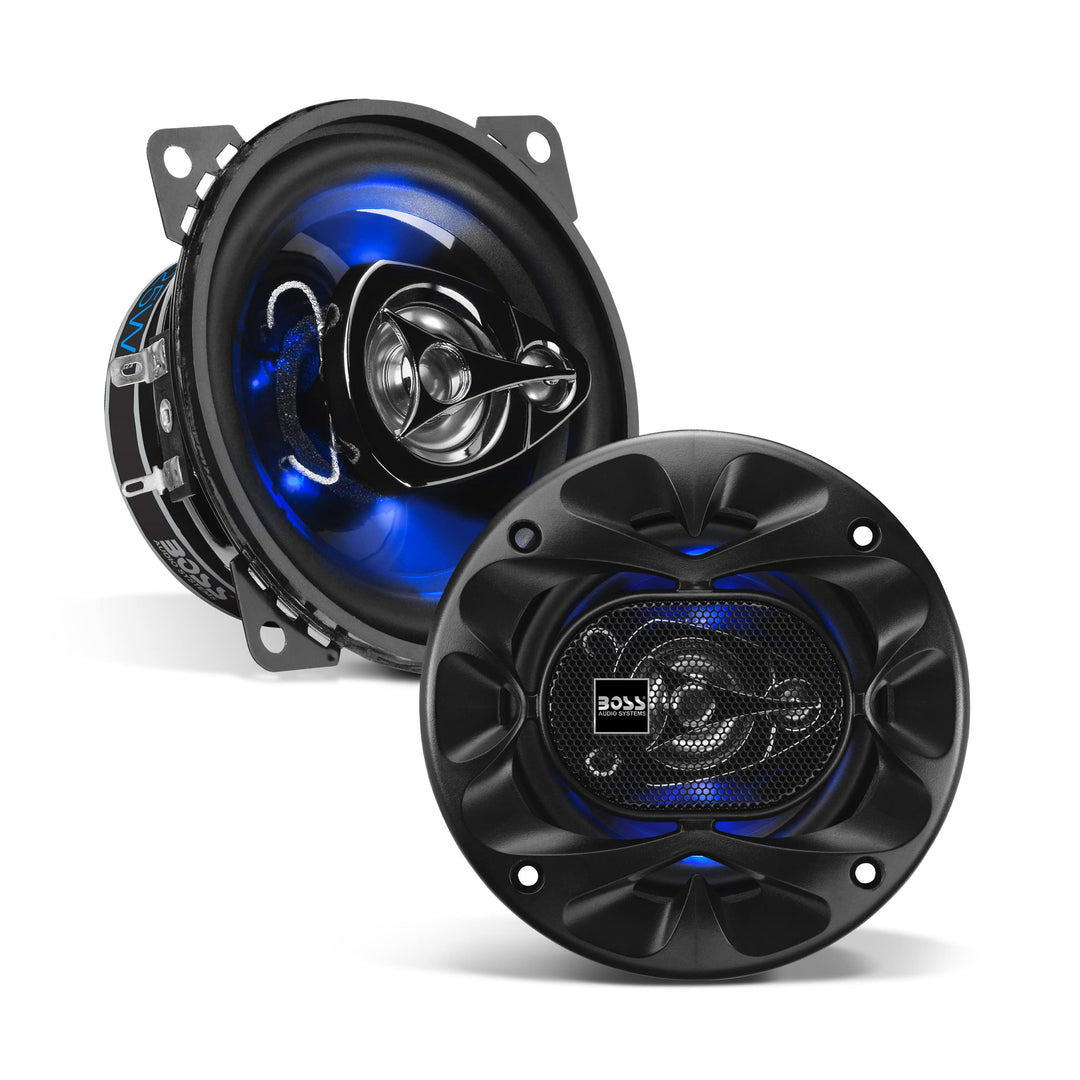 BOSS Audio Systems BE423 225 Watt (pro Paar), 4 Zoll, Full Range, 3-Wege-Lautsprecher (Paar) 10.2 cm
