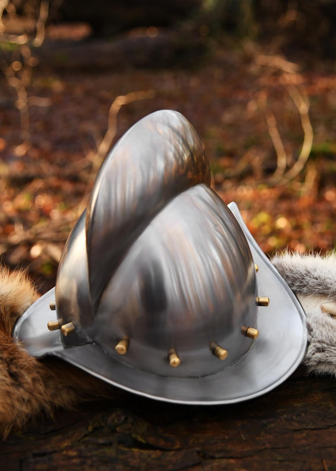 Battle-Merchant - Deutscher Morion Helm, Landsknechtshelm - Spätmittelalter - LARP - Landsknecht